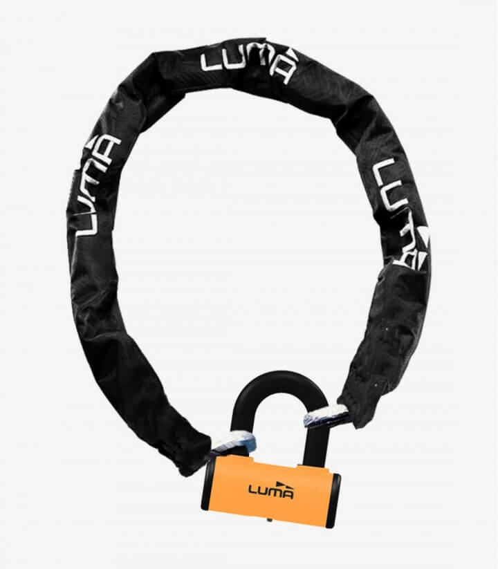 Luma orange Enduro Procombi 10mm chain + U-Lock KDM1PRORG