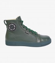 By City Tradition II green unisex motorcycle boots