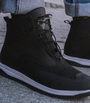 By City Way III black unisex motorcycle boots