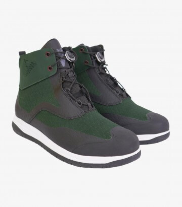 By City Way III green unisex motorcycle boots