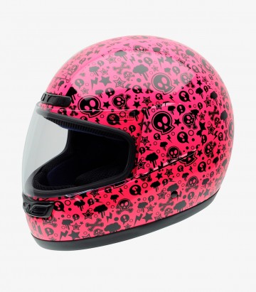 NZI Activy Jr Pink Bones Full Face Helmet