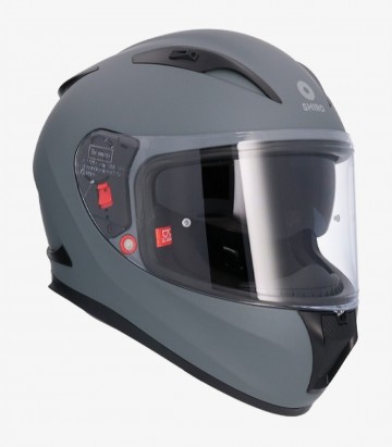 Shiro SH-605 Monocolor matt grey Full Face Helmet