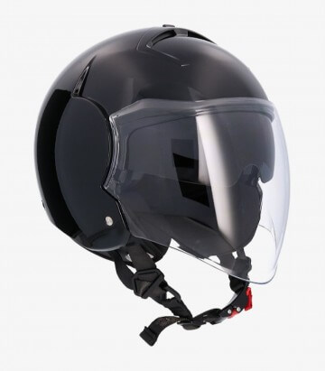 Shiro SH-64 Tokio Solid black Open face Helmet