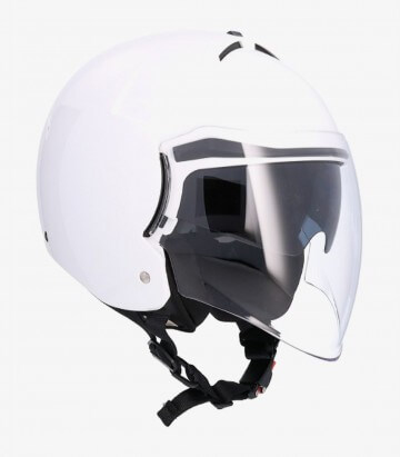 Shiro SH-64 Tokio Solid white Open face Helmet
