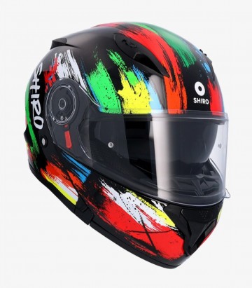 Multicolor Modular Shiro SH-508 Xpression Helmet