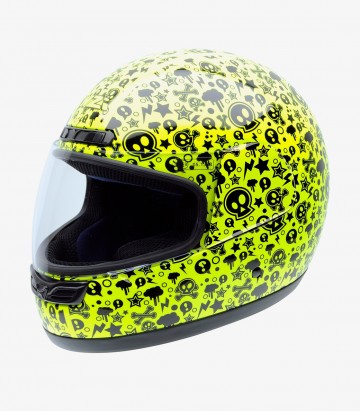 NZI Activy 3 Casco Uomo, Stile Vintage, Leggero, Visiera Rimovibile, Omologato UNECE R.22.05, Taglie XS-XL