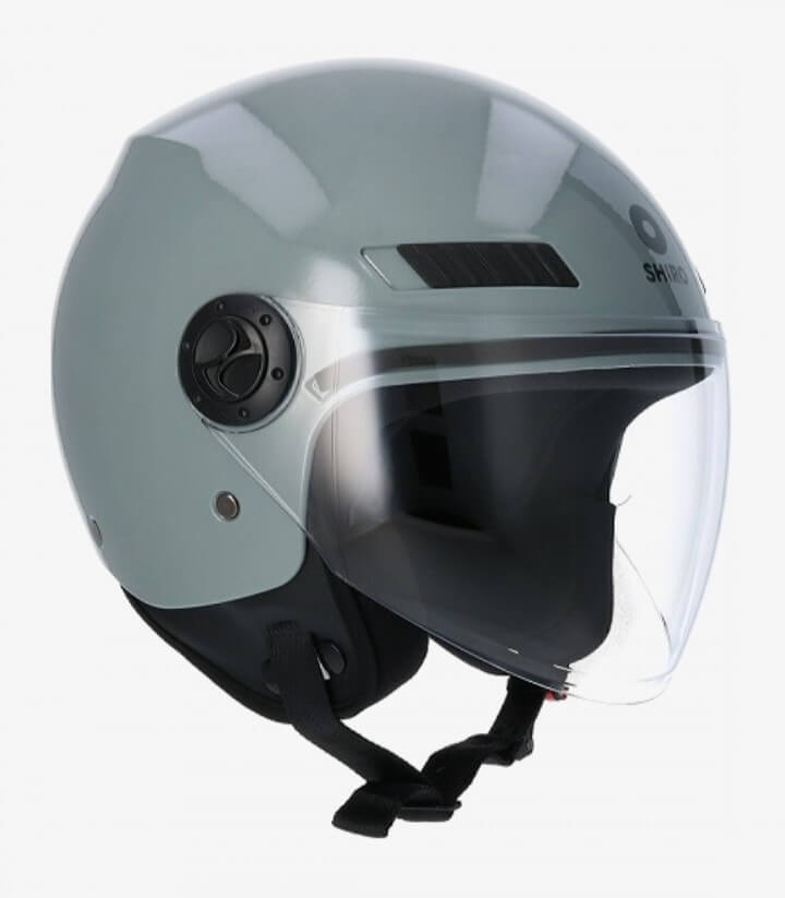 Shiro SH-62 GS Solid asphalt Open face Helmet