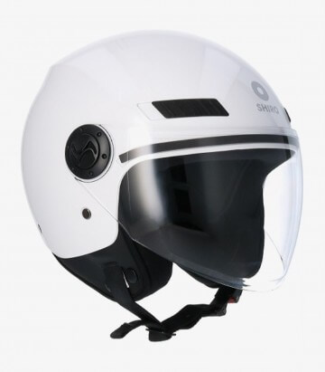 Shiro SH-62 GS Solid white Open face Helmet