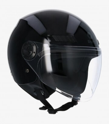 Shiro SH-62 GS Solid black Open face Helmet