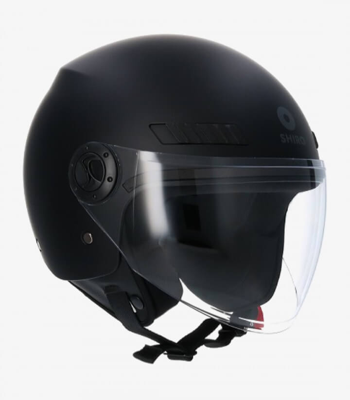 Casco Shiro SH-870 Archer – Taglia L (59/60), Bianco/Rosso, Omologazione 22.06