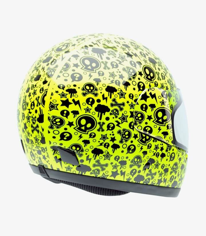 Integralhelm NZI Activy Kinder Yellow Bones