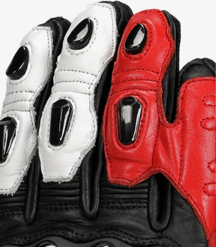 Guantes X-Pro racing de hombre color rojo de Rainers XPROR