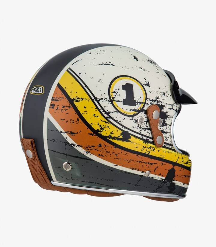 NZI Flat Track Dirt Full Face Helmet 050398A193