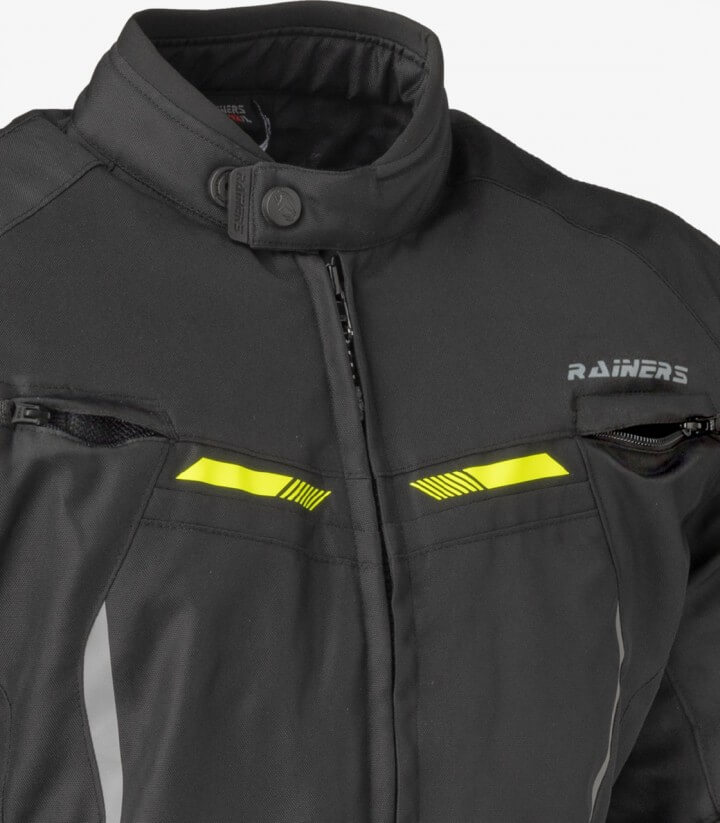 Jacke Jarama plus von Rainers (Winter) Unisex in der Farbe Schwarz und Neon