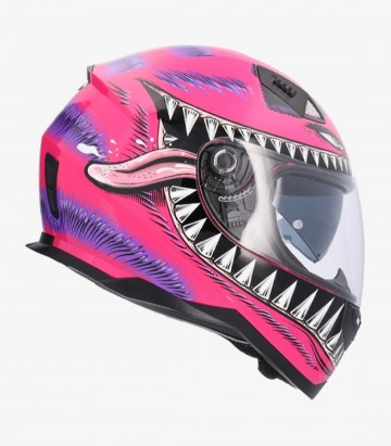 Shiro SH-881 SV Wildcat pink Full Face Helmet