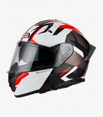 NZI Go Rider Trident Black&Gray&Red Full Face Helmet
