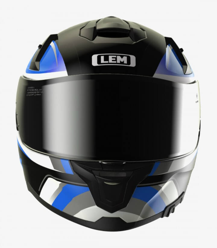 LEM VZN Blue & black full face helmet