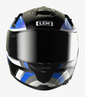 LEM VZN Blue & black full face helmet