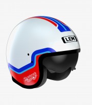 Lem Sport Trophy White, red & blue Open Face Helmet
