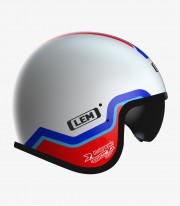 Lem Sport Trophy White, red & blue Open Face Helmet