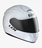 LEM Optix White full face helmet