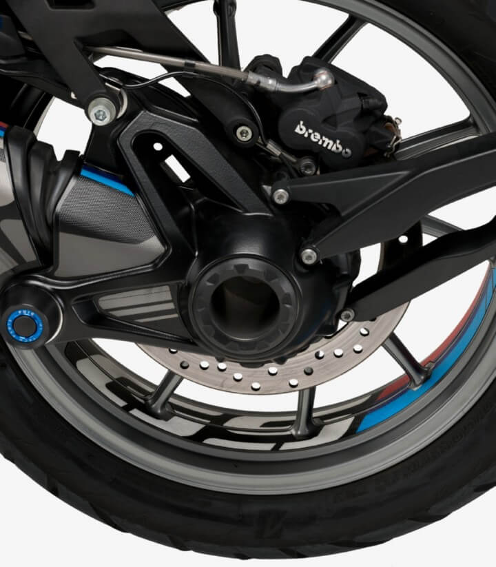 Black BMW R1200/1250 GS bow strips 20150N by Puig