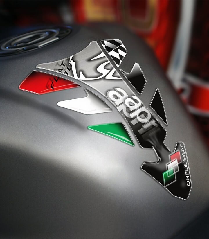 Tankpad Future Aprilia in der Farbe Schwarz von Puig 5631N