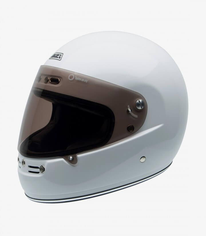 NZI Street Track 3 White Full Face Helmet