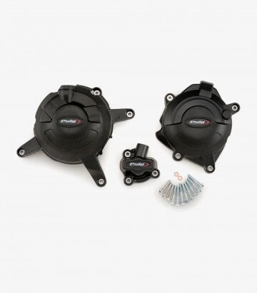 Puig Carbon engine covers 21258N for Yamaha YZF-R125, YZF-R3