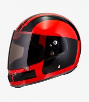 NZI Street Track 3 Comando Fluo Red Full Face Helmet 050374A146