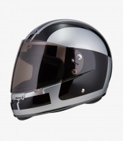 NZI Street Track 3 Matt Comando Silver Full Face Helmet 050374A150