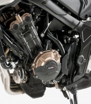 Tapas protectoras del motor 21367N de Puig para Honda CB650R Neo Sports Cafe, CBR650R