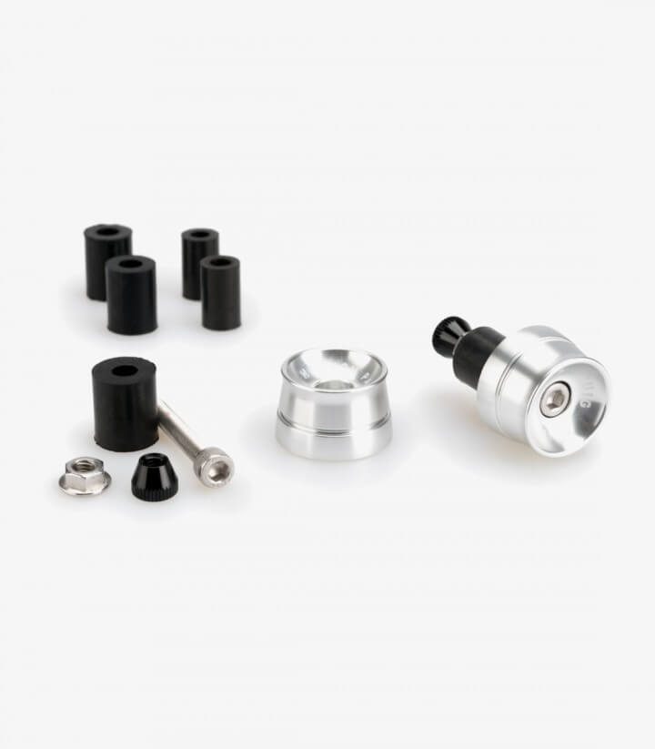Universelle Puig Lenkerendgewichte Speed 21016P in Silber