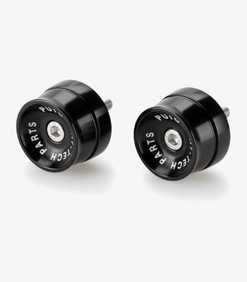 Puig Lenkerendgewichte Speed 21376N in Schwarz für Aprilia RS 457/660/125 (21-26), Tuono 125/457 (24-26)