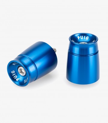 Puig Sport Bar Ends in Blue for Yamaha YZFR-R1 2015