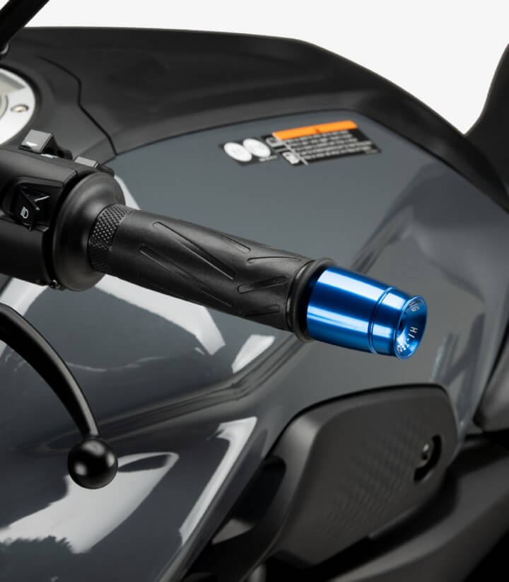 Contrapesos Sport Puig color Azul para Yamaha MT-07/9/10, XSR700, T-MAX 530 DS/SX y otros modelos