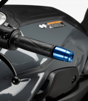 Puig Sport Bar Ends in Blue for Yamaha MT-07/9/10, XSR700, T-MAX 530 DS/SX and other models