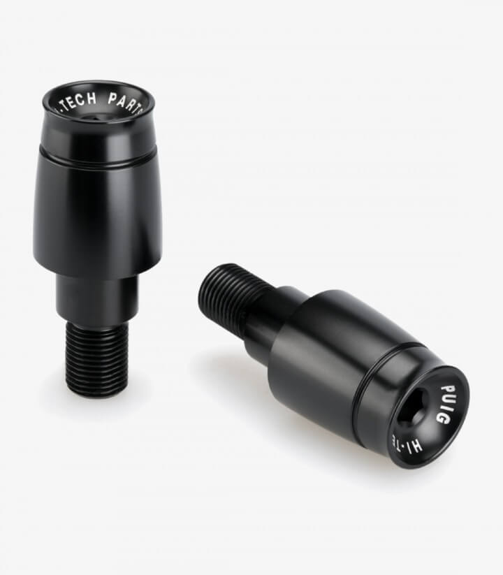 Puig Lenkerendgewichte Sport 21023N in Schwarz für several Yamaha models