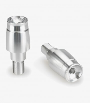 Puig Lenkerendgewichte Sport 21023P in Silber für several Yamaha models