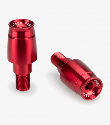 Contrapesos Sport Puig color Rojo para Yamaha MT-07/9/10, XSR700, T-MAX 530 DS/SX y otros modelos