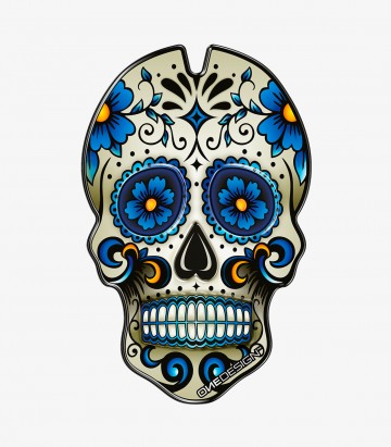 Protector depósito Skull color Azul de Puig 3673A