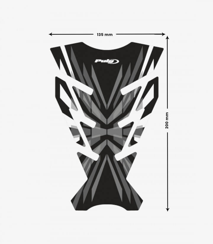 Tankpad Challenge in der Farbe Carbon-Optik von Puig 21752C