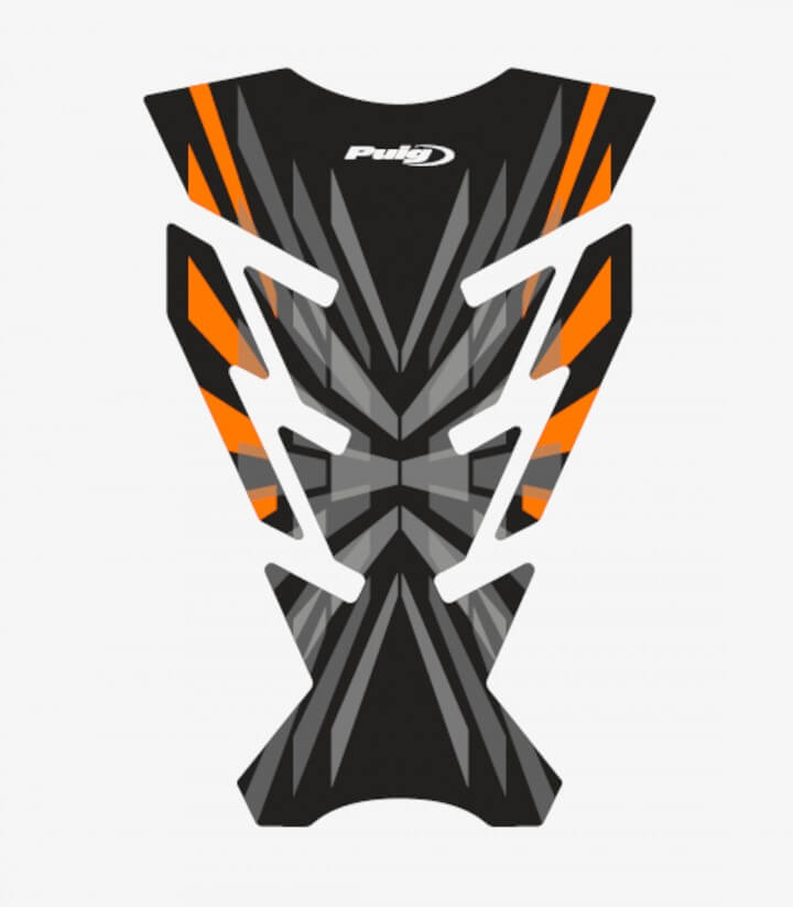 Tankpad Challenge in der Farbe Orange von Puig 21752T