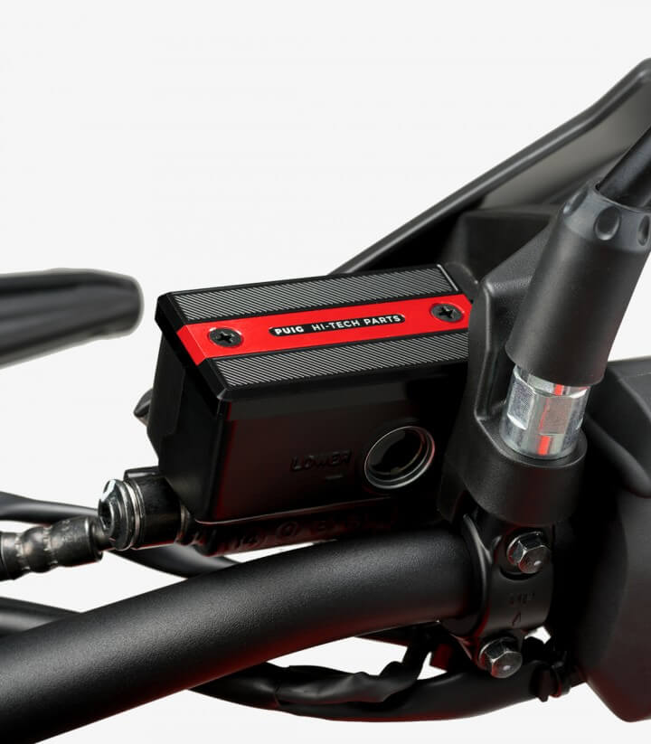 Deckel Puig für den Flüssigkeitsbehälter (Bremse) in der Farbe Rot 9270R für several Suzuki and Voge models