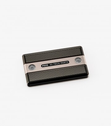 Deckel Puig für den Flüssigkeitsbehälter (Bremse) in der Farbe Silber 9270P für several Suzuki and Voge models