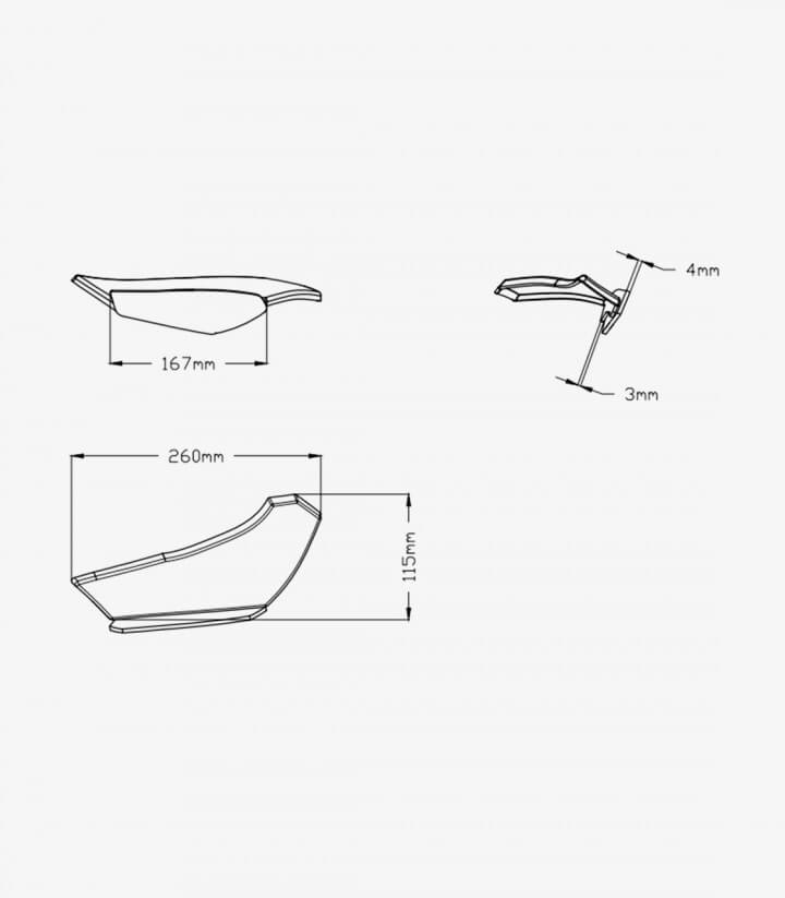 Winglets seitlich Sport 3163R Puig Suzuki GSX-R600 (11-16), GSX-R750 (11-16) Rot