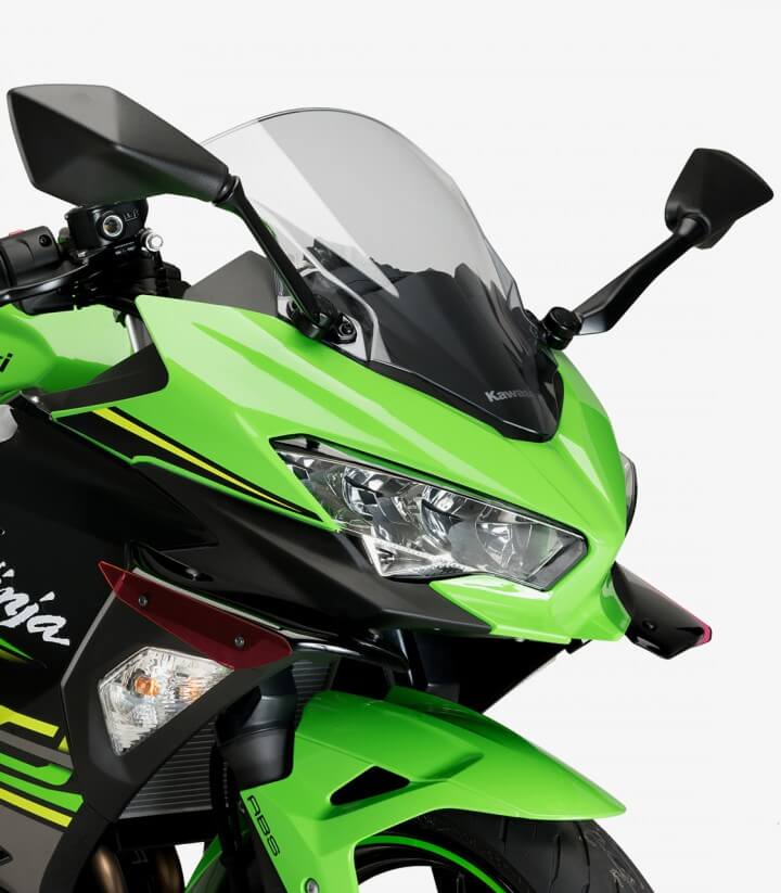 Sport side winglets 3172R for Kawasaki Ninja 400, Ninja 400 Red by Puig