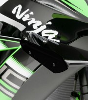 Sport side winglets 9882N for Kawasaki ZX-10R/RR Black by Puig