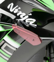 Sport side winglets 9882R for Kawasaki ZX-10R/RR Red by Puig