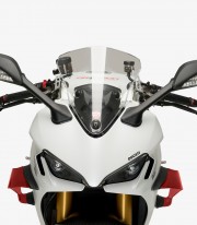 Race side winglets 20431R for Ducati Panigale 1100 V4/S, Panigale V2, Supersport 950/S Red by Puig